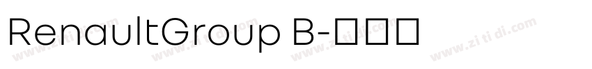 RenaultGroup B字体转换